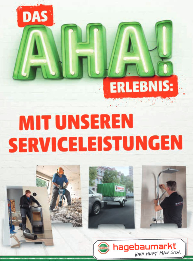 Serviceleistungen - Das AHA Erlebnis